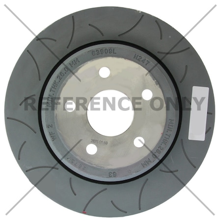 Centric Parts PREMIUM OE DESIGN SLOTTED BRAKE ROTOR 126.58009